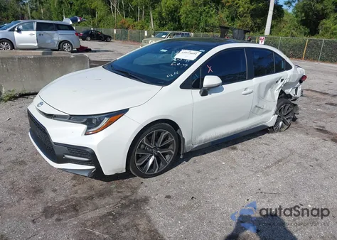 2021 Toyota Corolla Xse z USA, uszkodzony, nr VIN 5YFT4MCE5MP097787